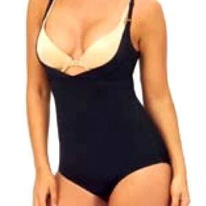 Shapewear Laser Cut Open Bust Bodysuit